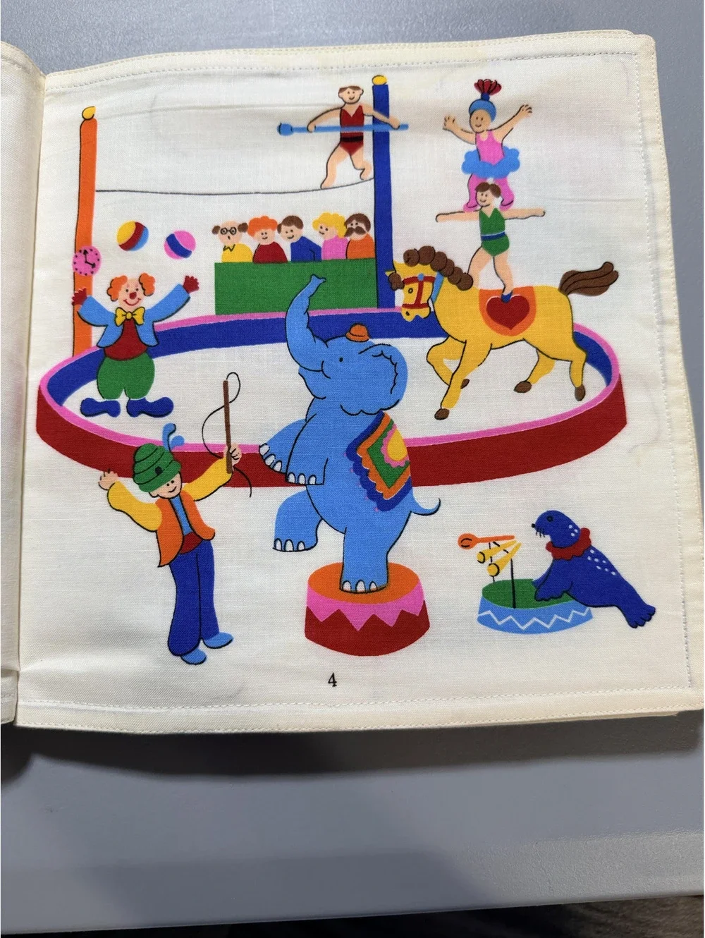 Here Come the Clowns - Soft Cloth Children's Book